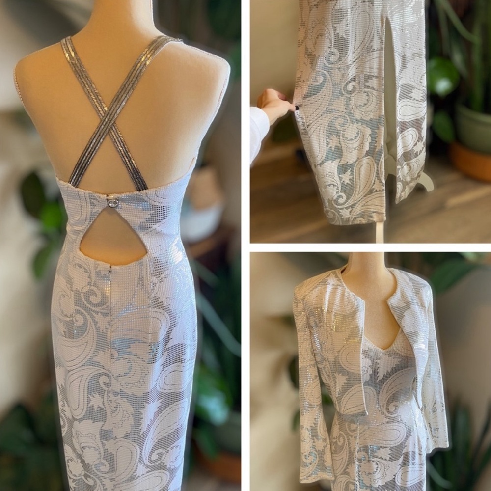Lillie Rubin Vintage 70’s Sequin Sparkle Gown & Jacket